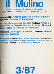 Copertina del fascicolo dell'articolo Un incontro mancato. Braudel e le scienze sociali in Italia