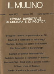 Copertina del fascicolo dell'articolo Tensioni nei partiti e nelle alleanze. I rapporti tra comunisti e socialisti in Francia (1972-1977)